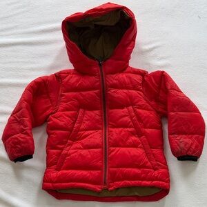 Zara Kids Red Puffer Jacket